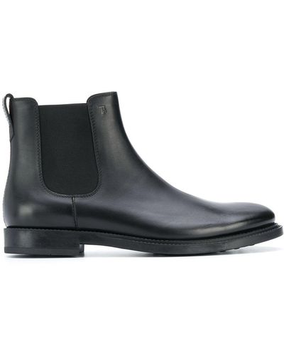 Tod's Tod S Leather Chelsea Boot - Black