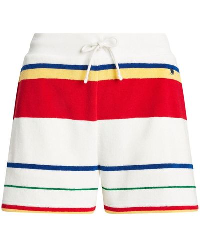 Polo Ralph Lauren Pantalones cortos a rayas - Rojo