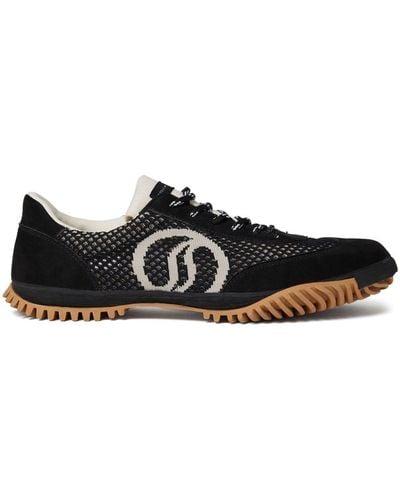 Stella McCartney S-wave Sneakers Met Mesh - Zwart
