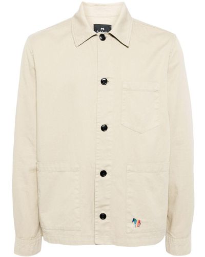 PS by Paul Smith Organic-cotton Shirt Jacket - Natural