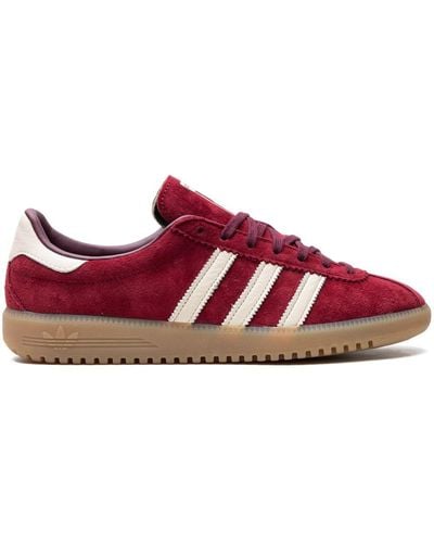 adidas Bermuda 3-stripes Suede Trainers - Red