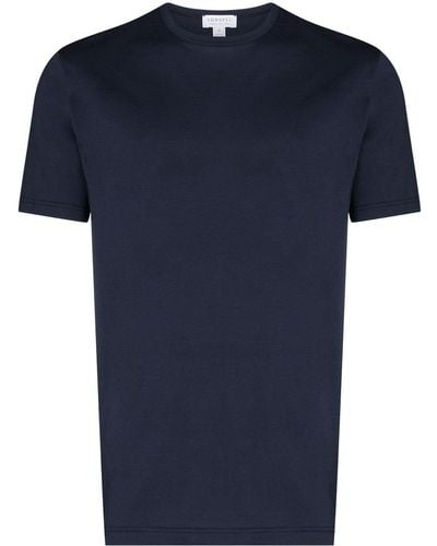 Sunspel Classic Short-sleeve T-shirt - Blue