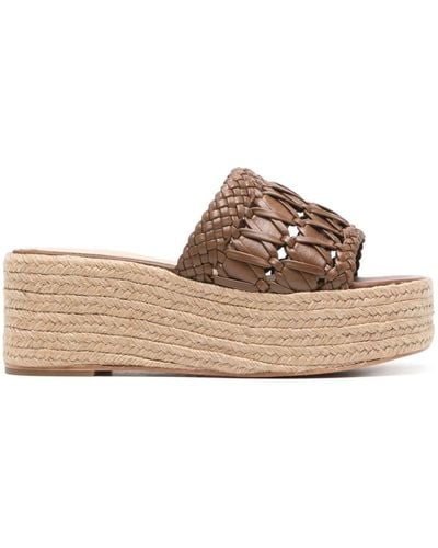 Paloma Barceló Espadrilles mit Plateau - Braun