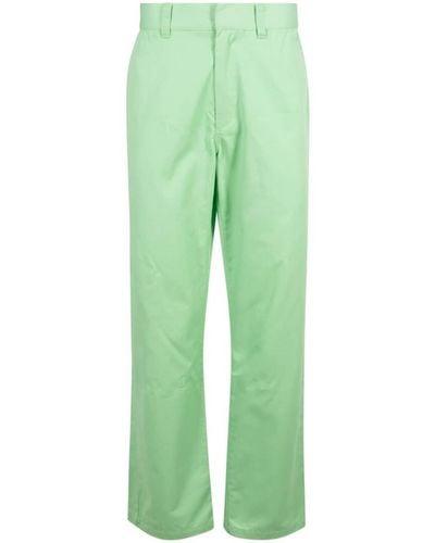 Supreme Pantalones chinos Work rectos - Verde