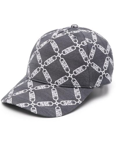 Michael Kors Logo-jacquard Twill Cap - Grey