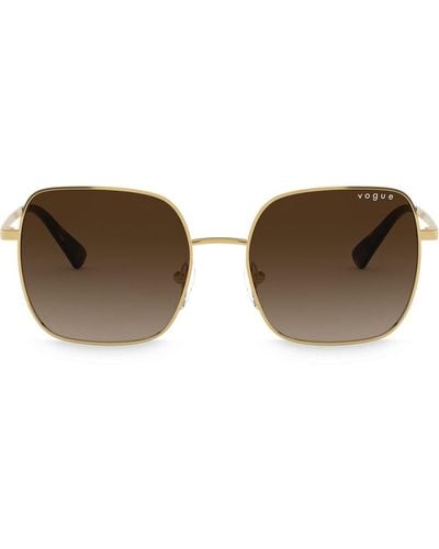Vogue Eyewear Tinted Square Sunglasses - Metallic