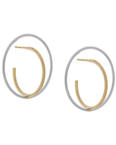 Charlotte Chesnais Saturn Medium Earrings - Metallic
