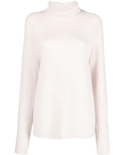 Dorothee Schumacher Roll-neck Wool-cashmere Sweater - White