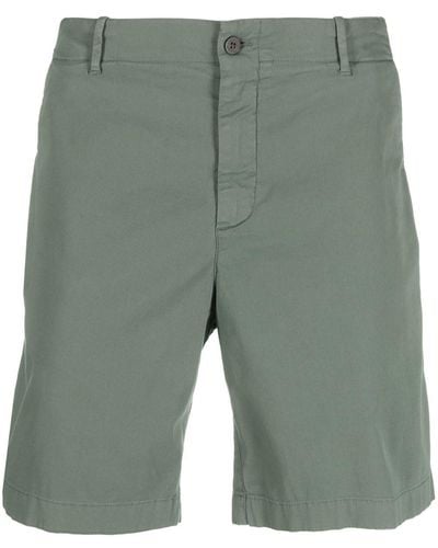 Boglioli Stretch-cotton Bermuda Shorts - Green