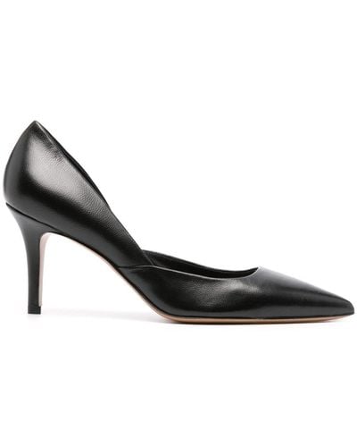 Isabel Marant Purcy 80mm Leather Court Shoes - Black