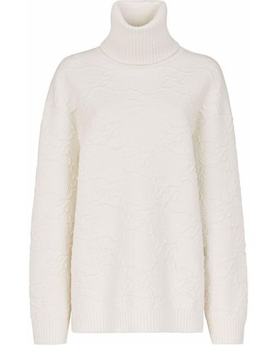 MICHAEL Michael Kors Pull oversize à col roulé - Blanc