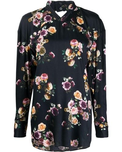 Vivienne Westwood Bluse mit Blumen-Print - Mehrfarbig