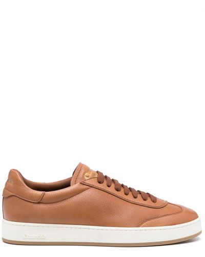 Church's Logo-debossed Leather Trainers - Brown