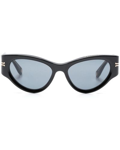 Marc Jacobs Cat-Eye-Sonnenbrille mit Logo-Gravur - Mehrfarbig