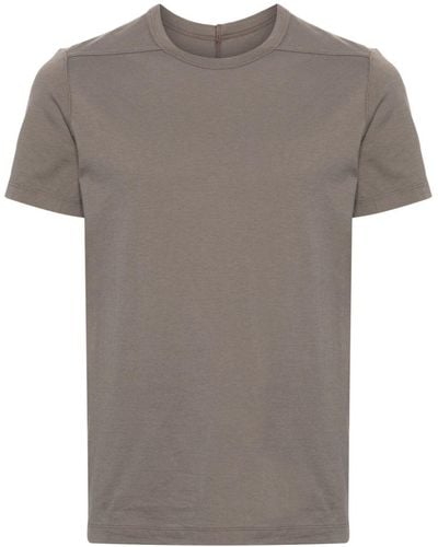 Rick Owens Panelled Organic Cotton T-shirt - Grey