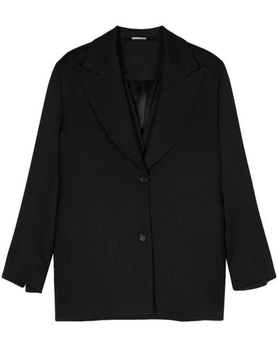BITE STUDIOS Wool Layered Jacket (two Piece) - Black