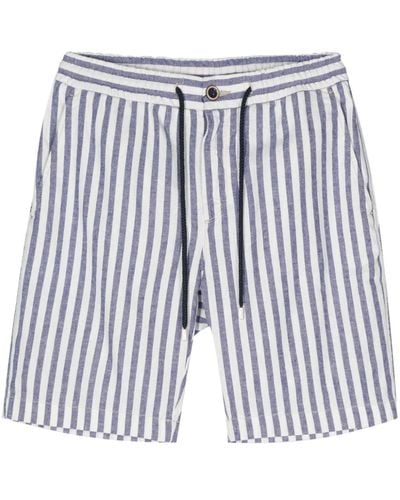 Vilebrequin Gestreepte Bermuda Shorts - Blauw
