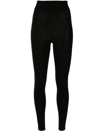Cashmere In Love Tonya Cashmere-knit leggings - Black