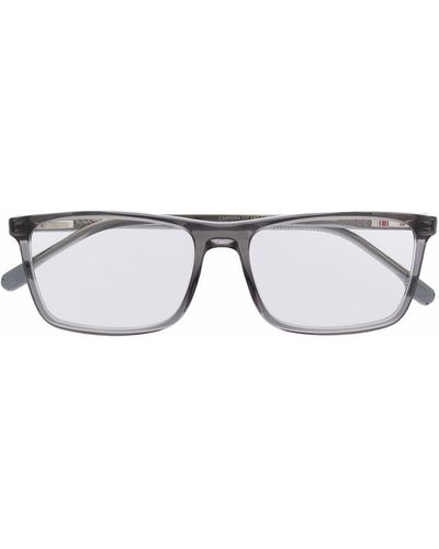 Carrera Eckige Brille mit Logo - Grau
