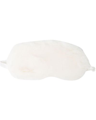Apparis Schlafmaske aus Faux Fur - Weiß