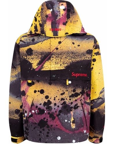 Supreme Gore-tex Printed Jacket - Yellow