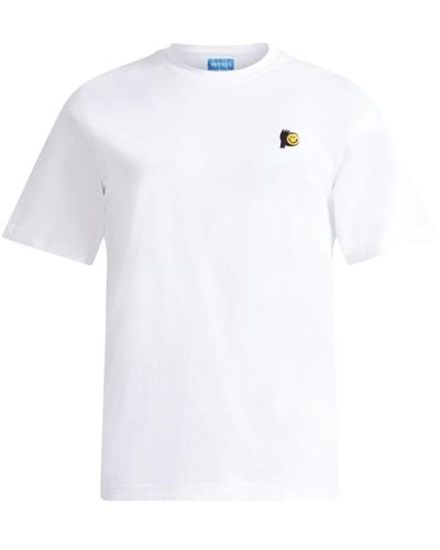 Market スマイリーフェイス Tシャツ - ホワイト