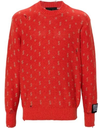 Ksubi Allstar Cotton Sweater - Red