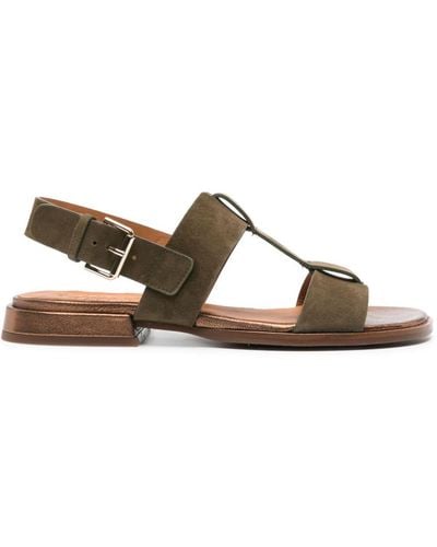 Chie Mihara Wayway Buckled Sandals - Brown