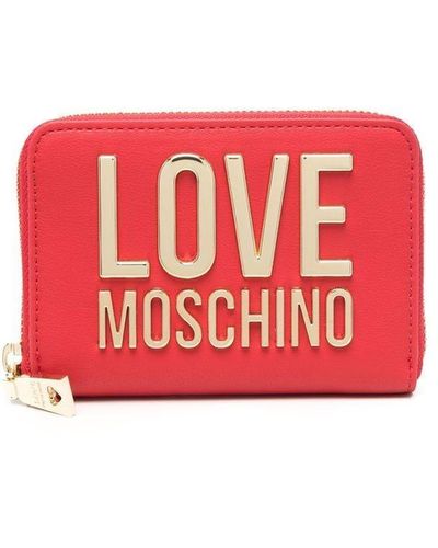 Love Moschino ファスナー財布 - レッド