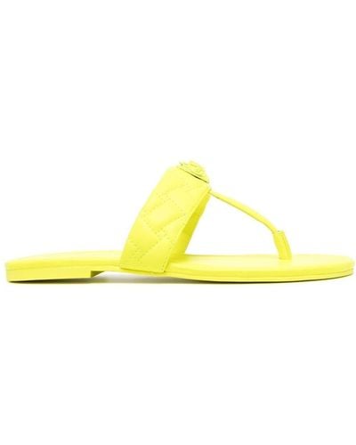 Kurt Geiger Kensington T-bar Sandals - Yellow