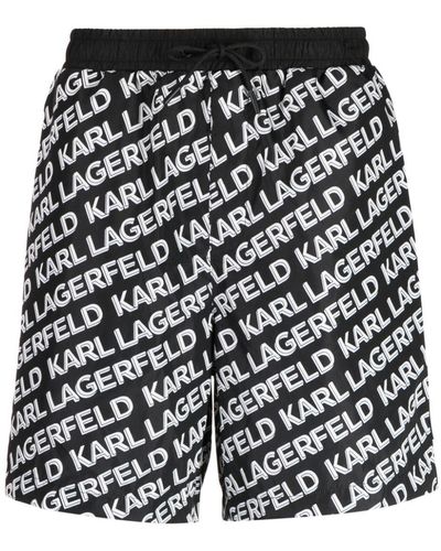 Karl Lagerfeld Shorts Bermuda Logo Black main image 0
