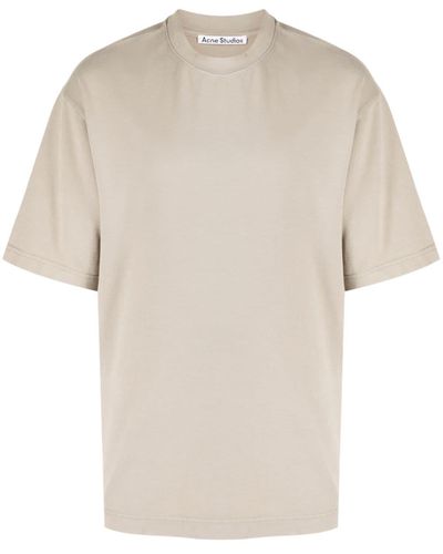 Acne Studios T-shirt con ricamo - Bianco