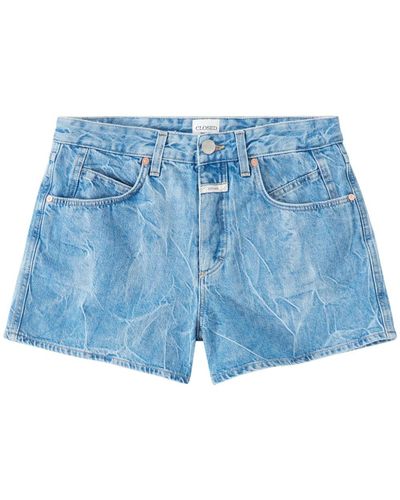 Closed Klaire Mini Denim Shorts - Blue