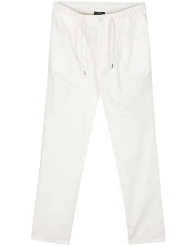 Herno Drawstring Tapered Trousers - White