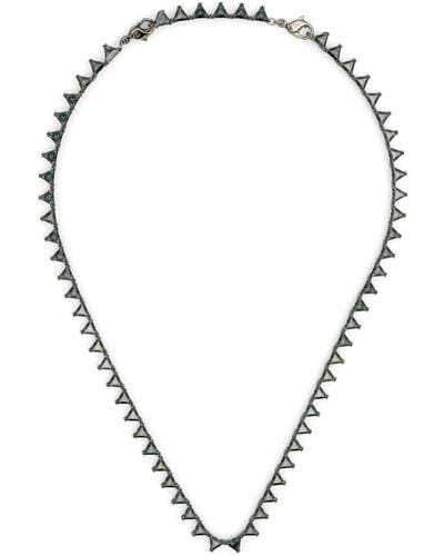 Swarovski Matrix Halskette mit Schmucksteinen - Mettallic