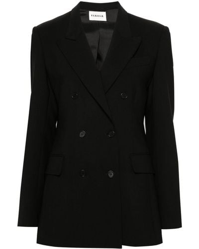 P.A.R.O.S.H. Double-breasted Blazer - Black
