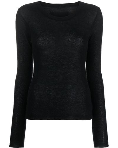 Private 0204 Long-sleeve Cashmere Sweater - Black