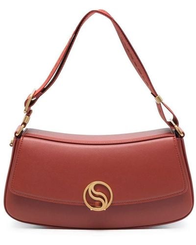 Stella McCartney S-wave Shoulder Bag - Red