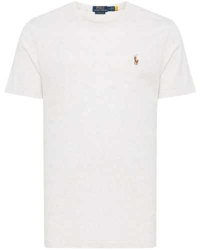 Polo Ralph Lauren T-shirt en coton à logo Polo Pony - Blanc