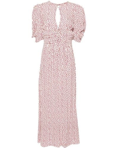 ROTATE BIRGER CHRISTENSEN Maxi-jurk Met Print - Roze