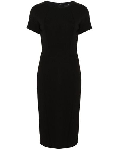 BOSS Stretch-design Midi Dress - Black