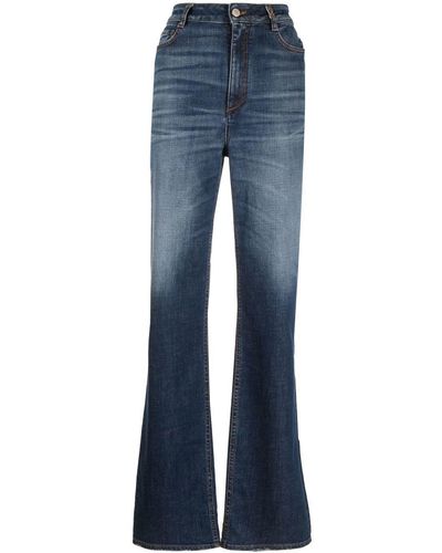 Dorothee Schumacher Jeans dritti con effetto schiarito - Blu