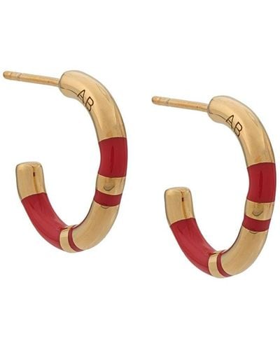 Aurelie Bidermann Positano Small Earrings - Red