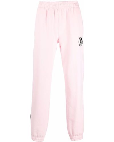 Styland Jogginghose mit Patches - Pink