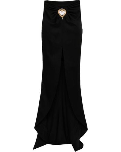 Moschino Heart-detail Skirt - Black