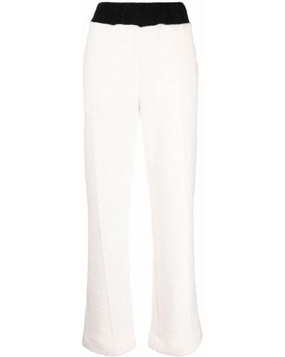 Casablancabrand Terry Contrast-waistband Track Pants - White