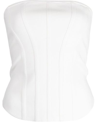 Manning Cartell Corsetto Escalade senza spalline - Bianco