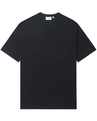 Chocoolate Logo-patch Cotton T-shirt - Black