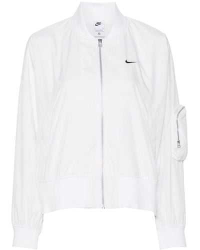 Nike Essential bomber jacket - Bianco