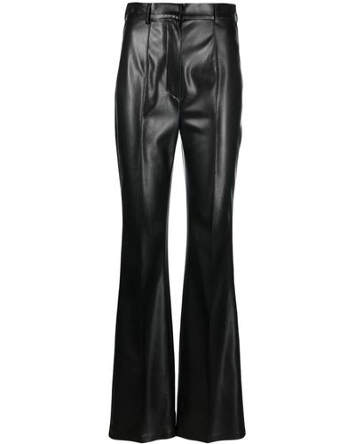 Nanushka Leena High-waist Flared Pants - Black